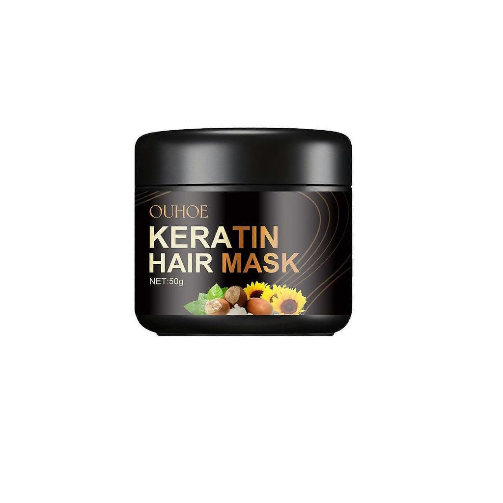 Keratin Hair Mask deeply nourishes and softens hair, repairing dry and irritated split ends