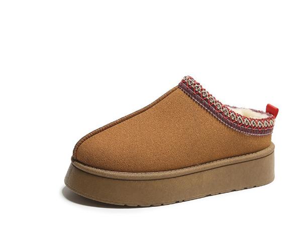 2025 Ботильоны на плоской подошве женские зимние ботинки из замши и плюша теплые зимние новые толстые модные туфли женские ботинки челси zapatillas mujer