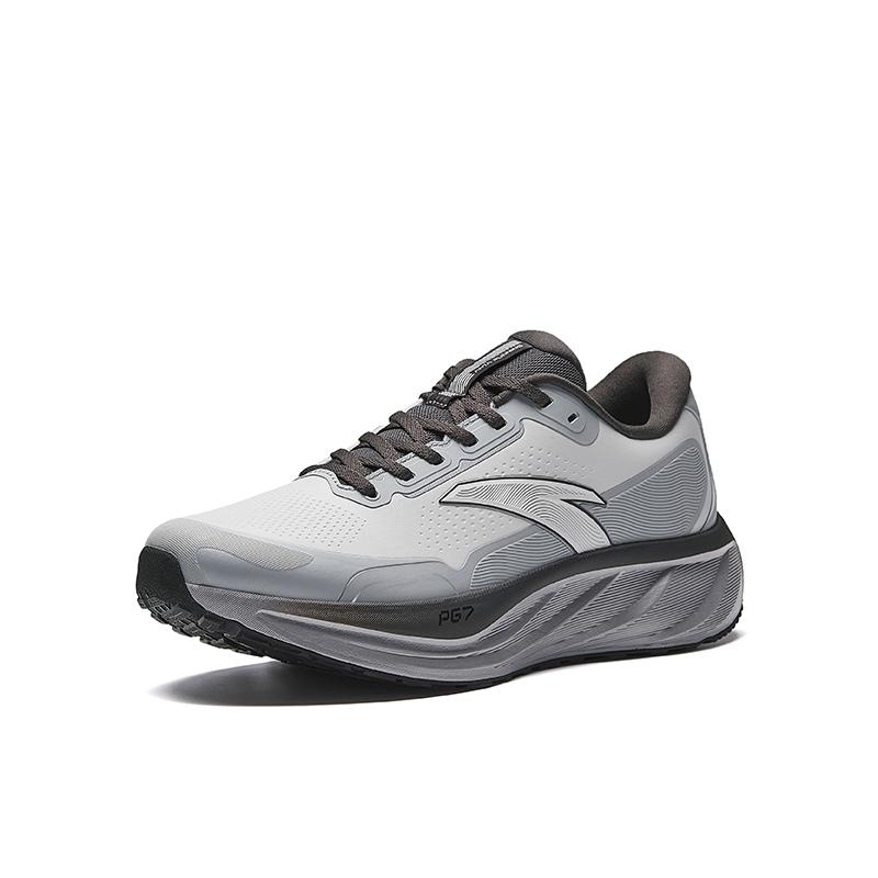 Anta Leather Travel Step 2.5 PG7 Cushioning Durable Running Shoes Men Running Shoes Cloud-Gray 112545545-10