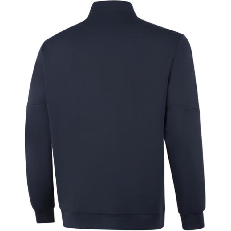 Li Ning Удобная повседневная универсальная куртка Мужские куртки Легендарный-синий AWDUA71-7