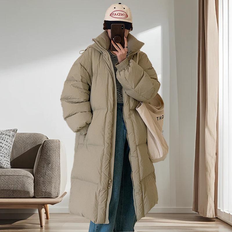 Средние и длинные пуховики женские пуховые утиные пуховые куртки зима 2024 новые корейские версии женские пуховики высокого класса для женщин