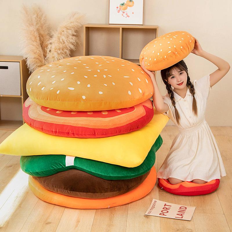 Креативная имитация подушки-гамбургера, плюшевая игрушка, игрушка-бургер Биг Мак, домашняя подушка, подушка, кукла-марионетка
