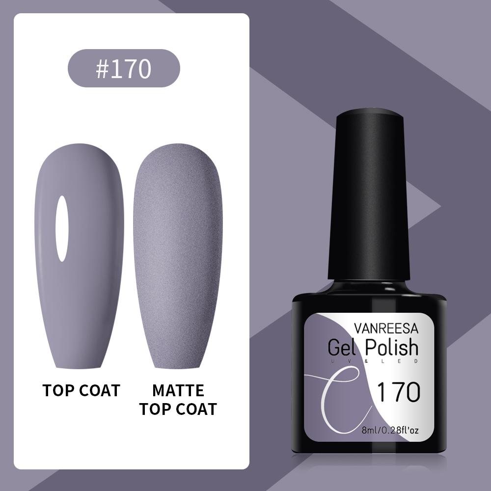 VANREESA Набор гелей для ногтей 111 цветов Гель-лак для ногтей Soak Off Базовое покрытие Верхнее покрытие Маникюр для ногтей УФ-светодиодный полуперманентный лак Стойкий гель для дизайна ногтей