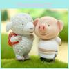 Kawaii Pig And Lamb Decor With Resin Craft For Living Room Or Office Display
