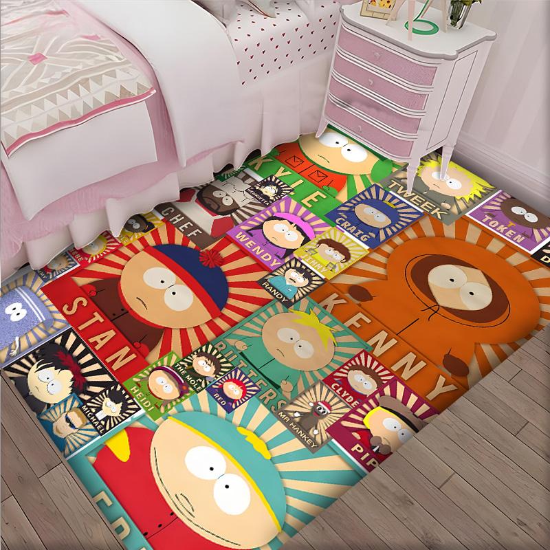South Park Polyester Carpet, Soft Indoor Mat for Office Chair, Living Room, Computer Desk - Decorative Home Office Rug Design