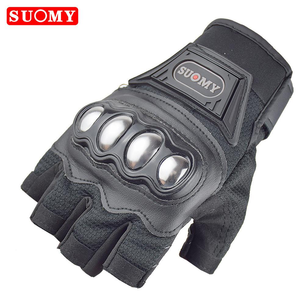 Off-road road cycling locomotive anti-drop safety protection half-finger gloves