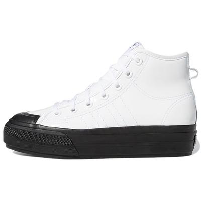 Nizza RF Platform Mid White Black Женские кроссовки Cloud-White Core-Black FY7606