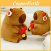 Packet Capybara Red The God Of Wealth Plush Toy Cartoon Stuffed Doll Gift Kids