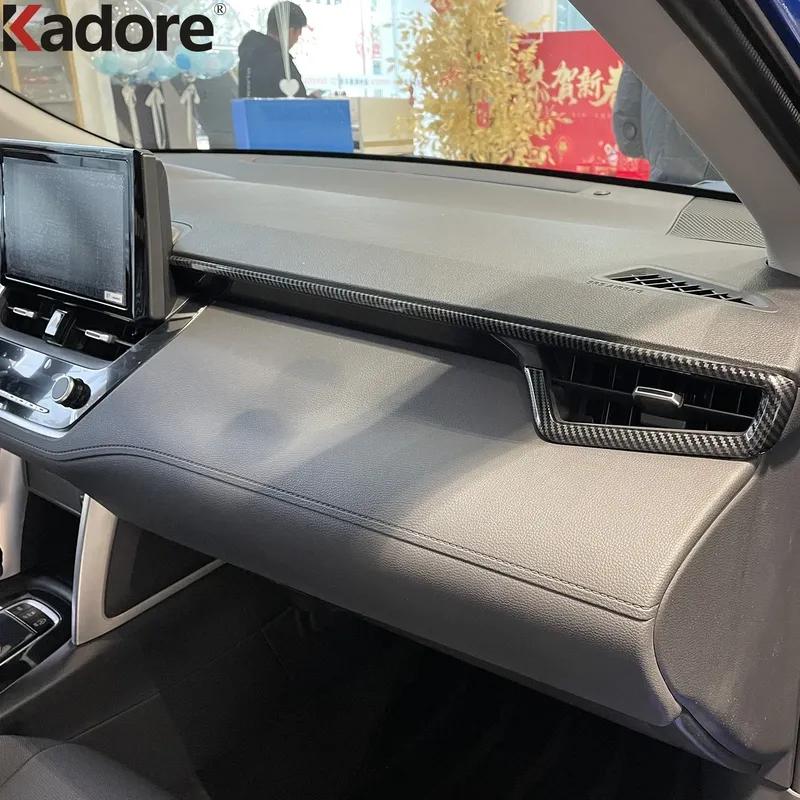 Для Toyota Corolla седан/Cross -2024 2025 Углеродная накладка на передний боковой воздуховод салона, аксессуары для интерьера