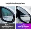 VMAD6 PVC Material Side View Mirror Rain-Shield Visor Windproof Rain Resistance Sun Blocker Driving Safety Gadgets For Skoda Octavia
