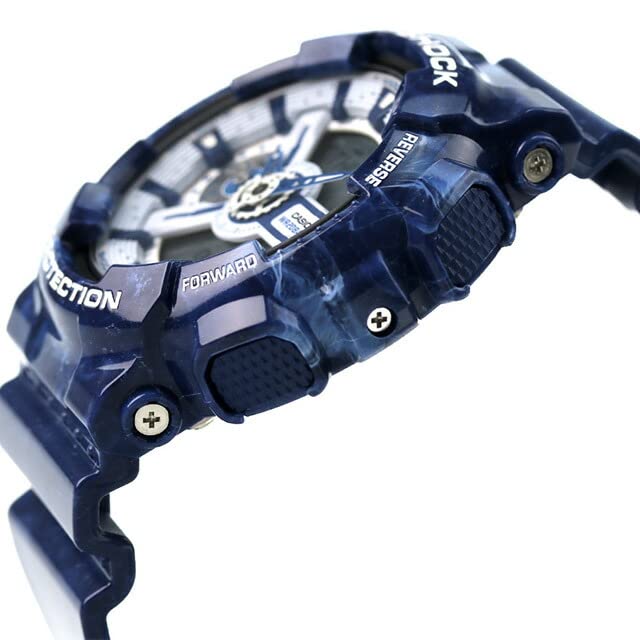 Часы мужские Casio Series Web G-Shock аналогово-цифровые A-110, эксклюзивные, GA-110BWP-2A