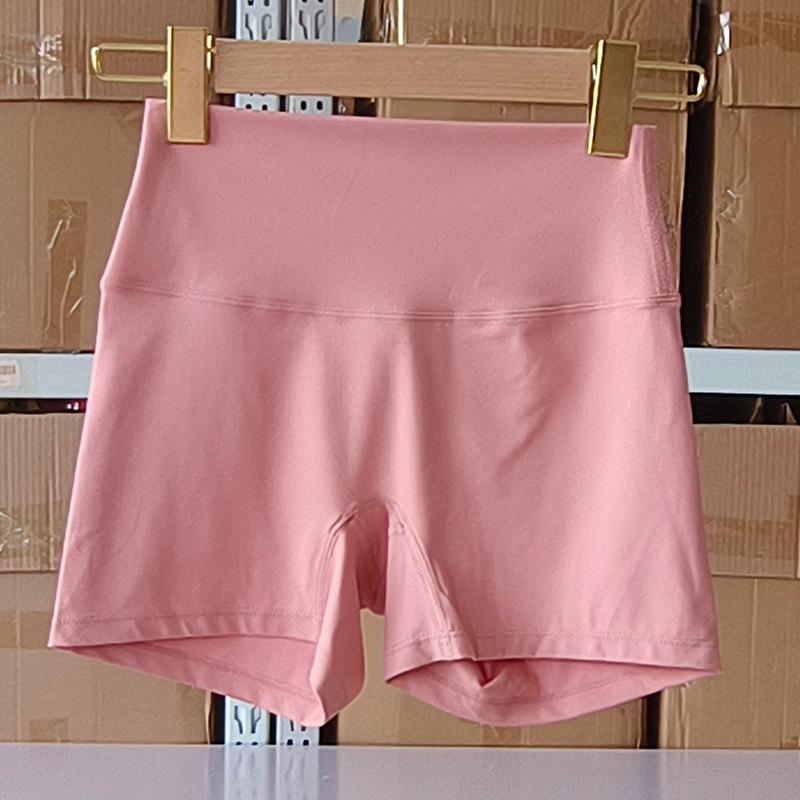 Женские шорты для йоги с высокой посадкой, нейлон, облегающие, высокая эластичность