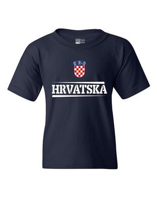 Мир Hrvatska Хорватия Футбол Футбольная Команда Спорт DT Молодежная Детская Футболка Футболка Унисекс Футболка
