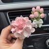 Автомобильный ароматизатор с зажимом Flower Tulip Air Outlet Автомобильный освежитель воздуха Peach Blossom Aroma Diffuser Аксессуары для украшения автомобиля Fresh Air