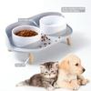 Кормушки для домашних животных Двойные миски для кошек Кормушка с регулируемой высотой Поилка для кошек и собак Миска для воды Миска с высокой посадкой Кормление для котят