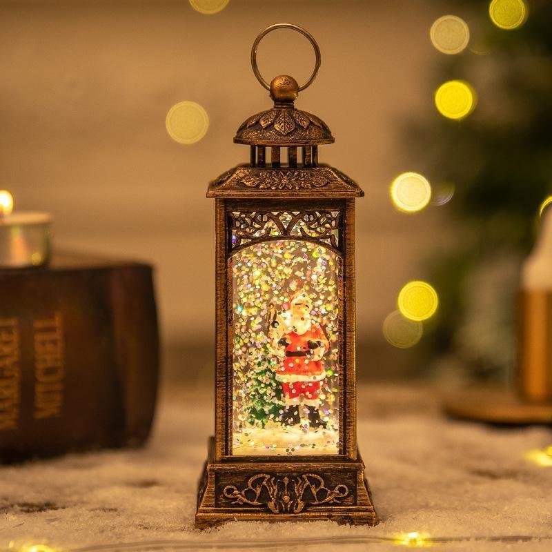 New Christmas Wind Lights Crystal Lights Father Christmas Lights Christmas Party Decoration Decorations Christmas Gifts Cartoon Father Christmas