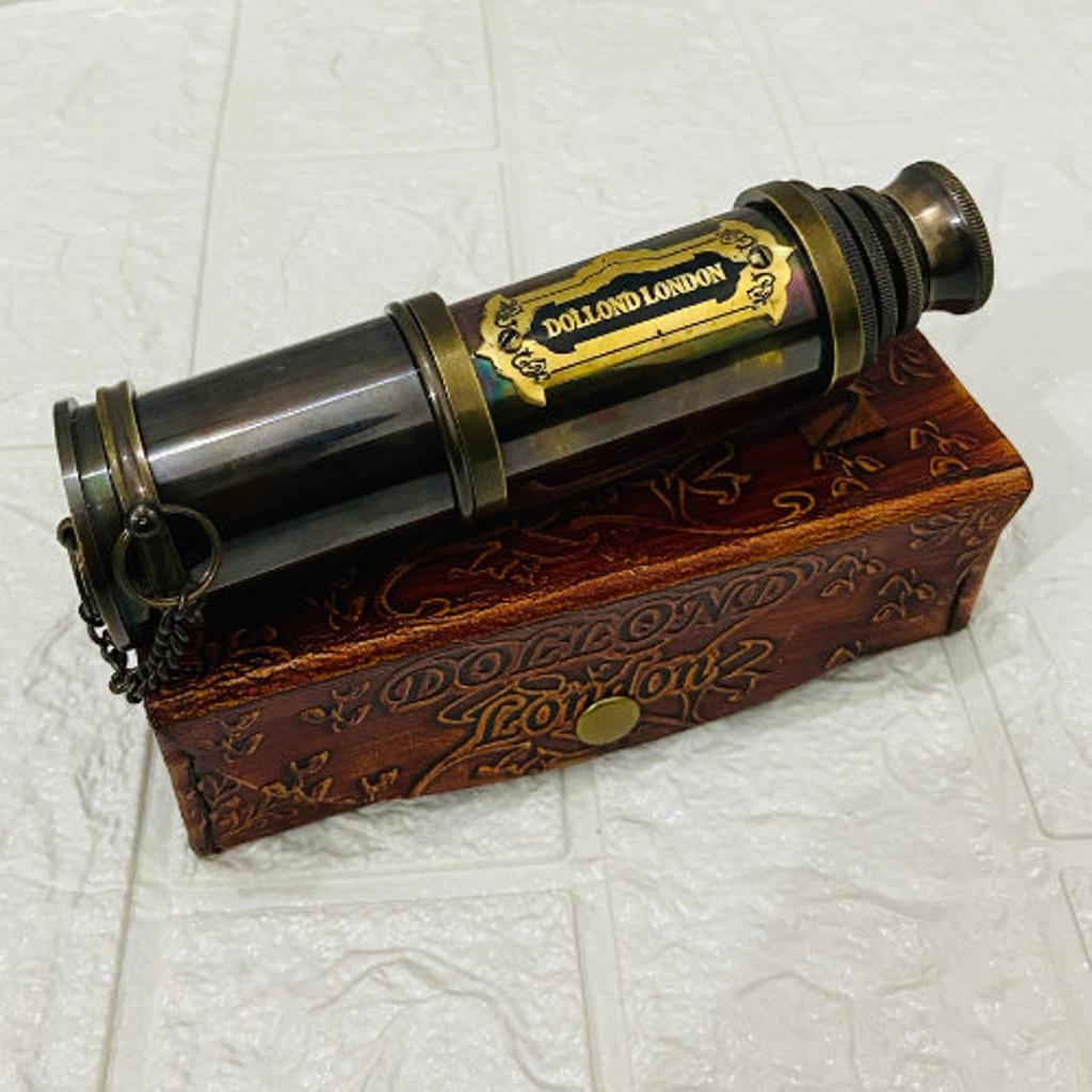 Телескоп Dolland London 16" Антикварный телескоп для детей, взрослых Подарок на день рождения, сыну, отцу, маме, скауту, мужу Подарок