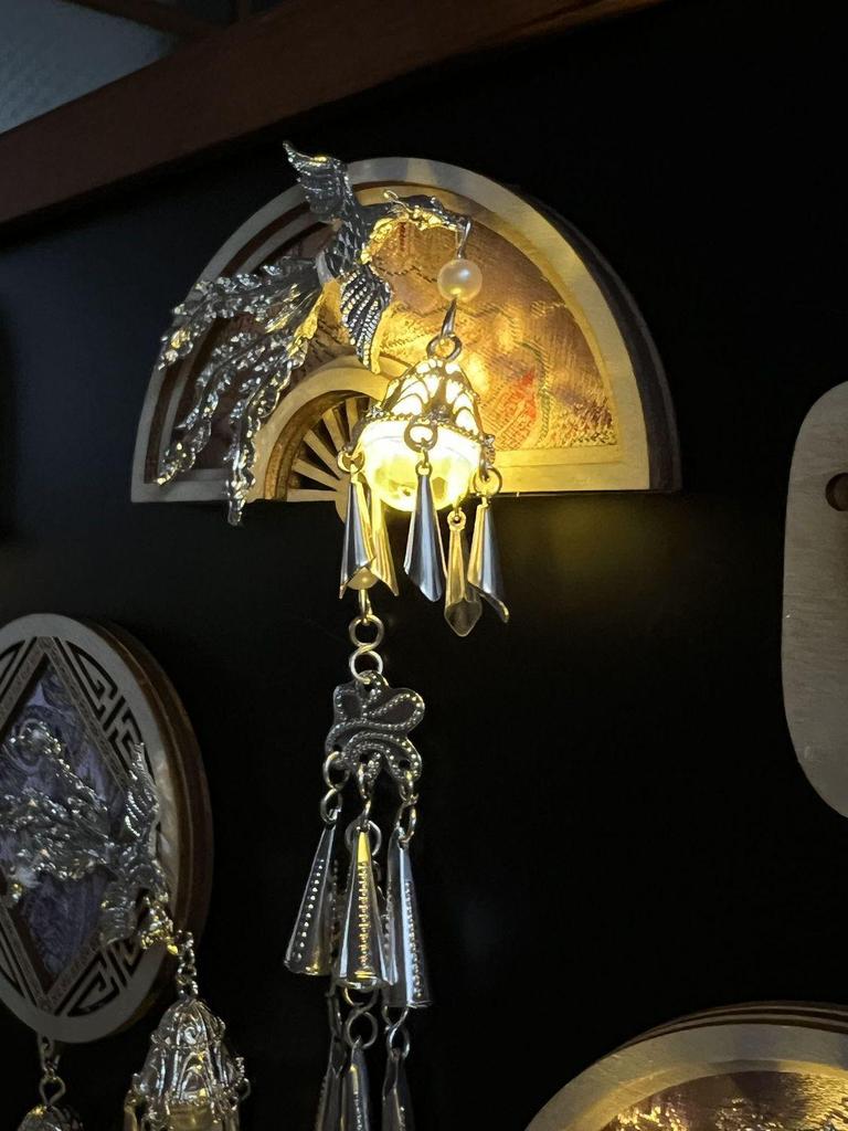 Светящийся магнит на холодильник в стиле парчи эпохи Сун