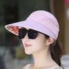 Women'S Anti-Uv  Wide Brim Summer Beach Sun Outdoor Hiking Folding Hat