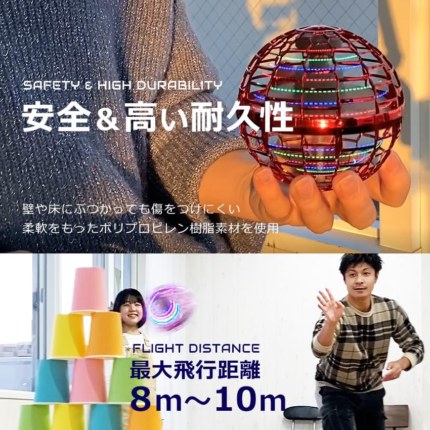 Летающий световой шар THE FLYING LIGHT BALL (большой) Диаметр прибл.