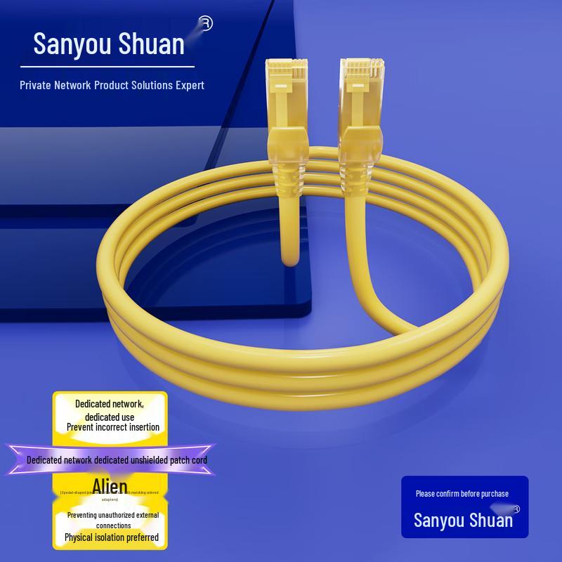 Sanyou Shuan Dedicated Network Cat6 Patch Cable with Special Connector