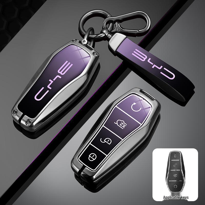 BYD Dolphin 22-24 Key Case: Compatible with Han, Song Plus, Tang DMI, Qin Pro, Yuan E2