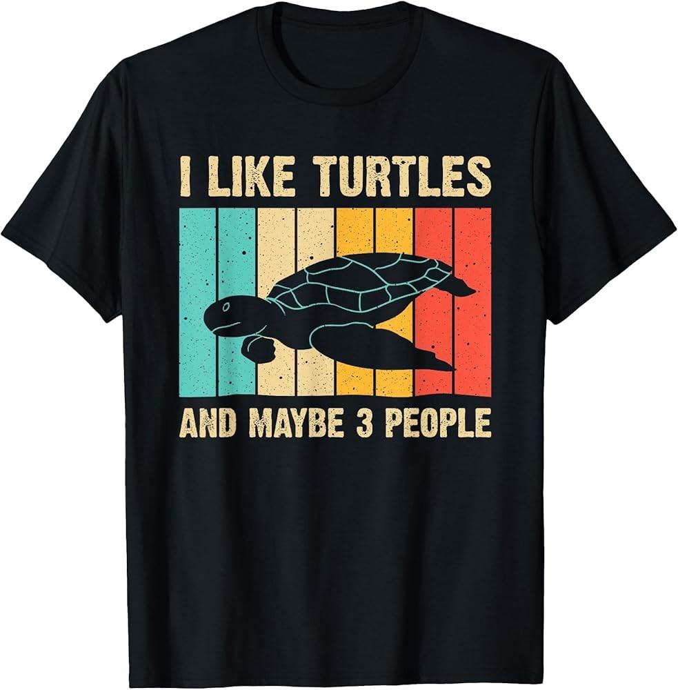 Funny Turtle Design Sea Turtle Lover Men Women Boys Girls TShirt Unisex T-Shirt