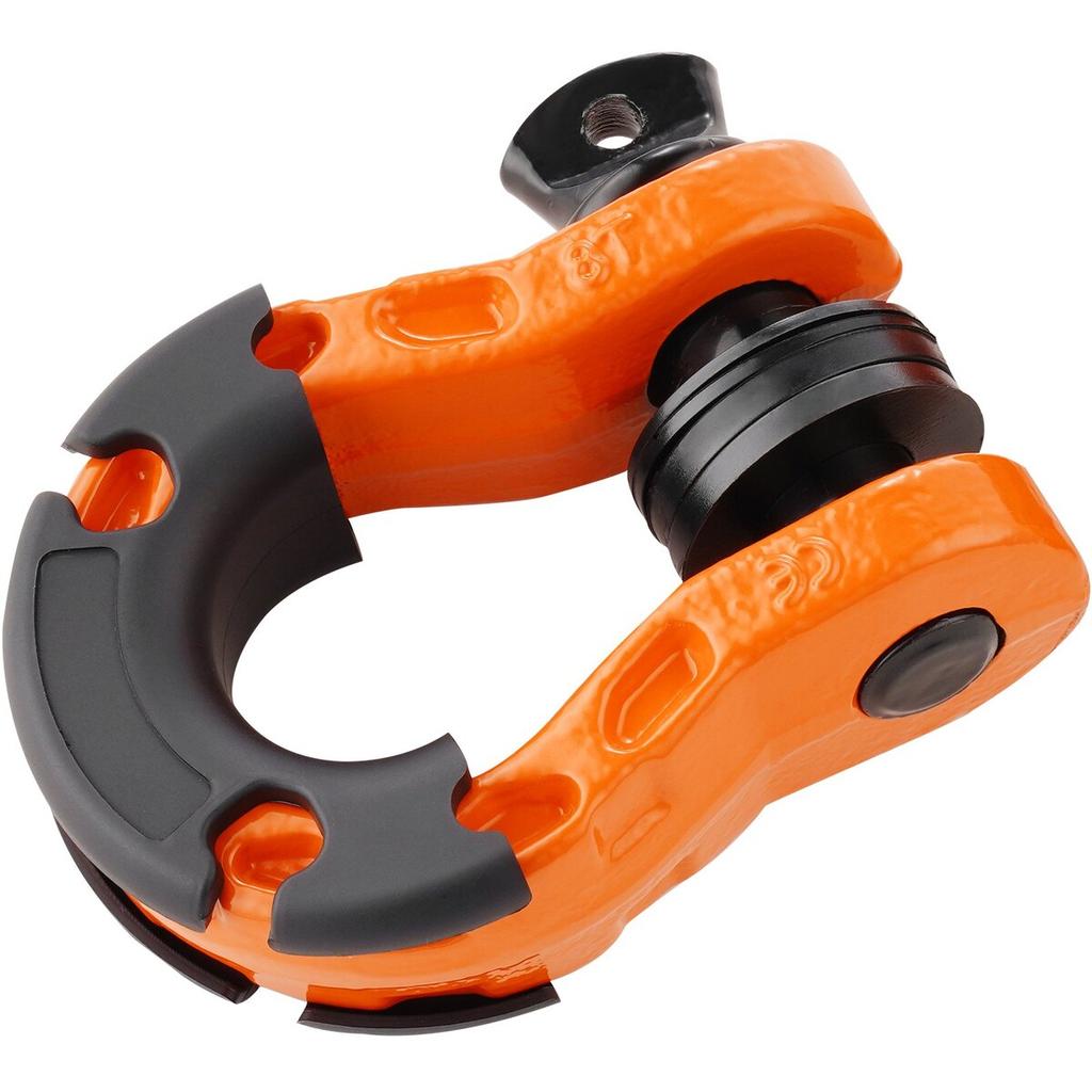 2 Pack 3/4" D Ring Shackle with 7/8" Screw Pin 66139 lbs Break Strength