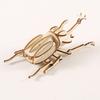 3D Animal Puzzle Toy DIY Handmade Wooden Mini Butterfly Dragonfly Bee Beetle