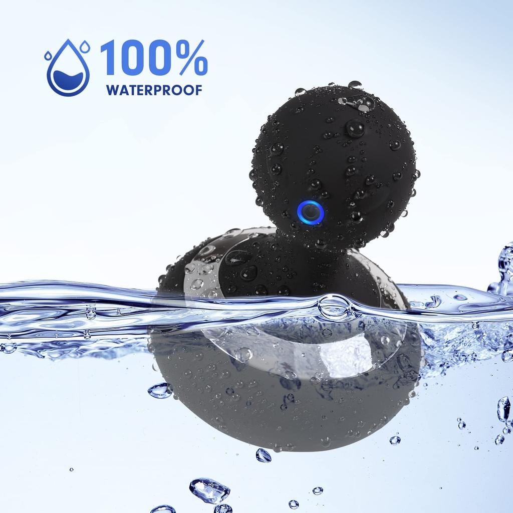 Беспроводной электрический массажер с 10 мощными вибрациями, перезаряжаемый ручной массажер для шеи, массажер для тела, спины, талии, ног