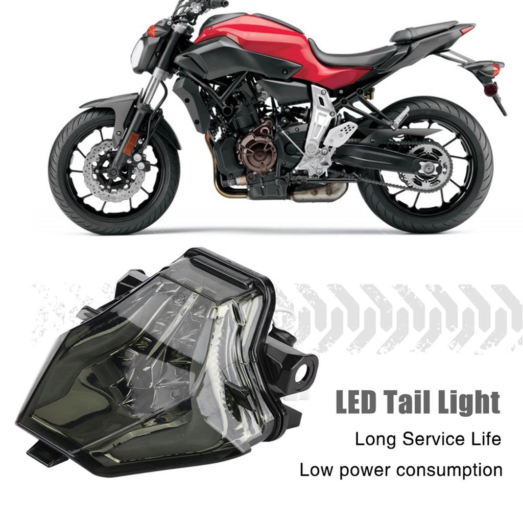 Мотоциклетный светодиодный указатель поворота, задний фонарь для MT07 FZ07 YZFR3 YZFR25 (красный)