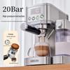 20-Bar Italian Coffee Machine with Integrated Milk Frother