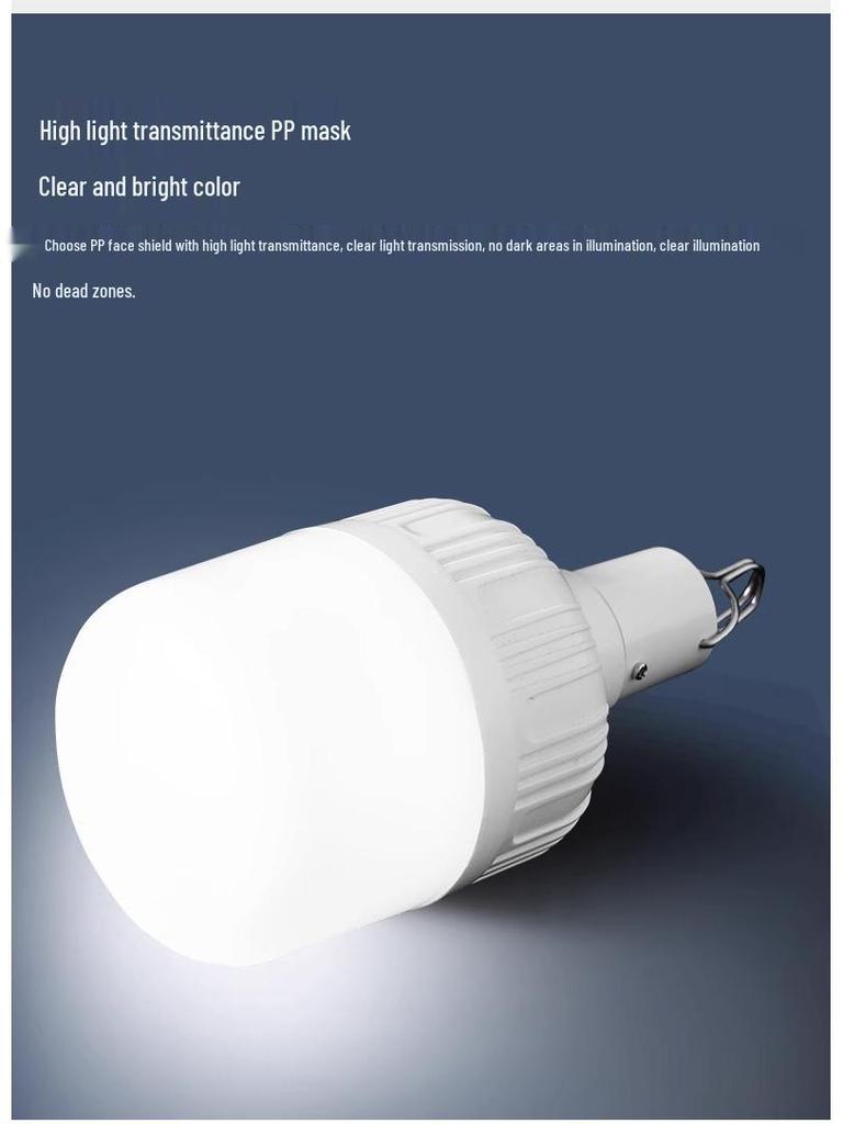 Сверхяркий портативный светодиодный светильник для торговой палатки с клипсой-подставкой для использования на открытом воздухе