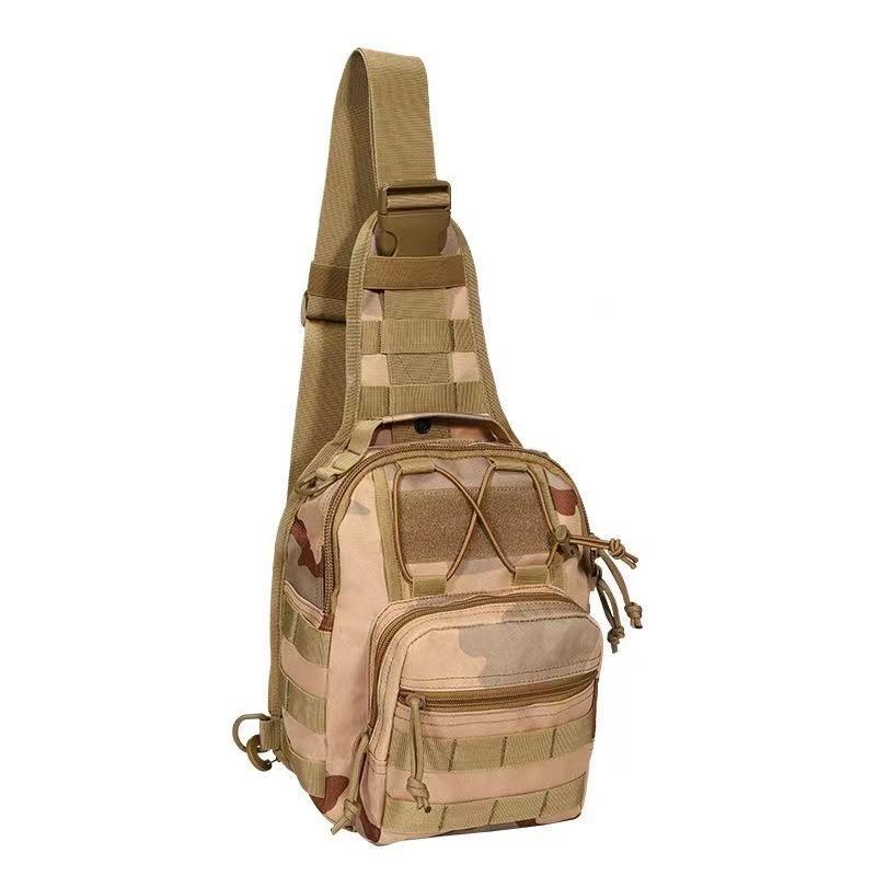 Camouflage Oxford fabric shoulder bag men's crossbody bag sports outdoor tactical chest bag