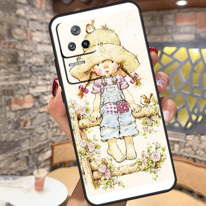 Sarah Kay Case For Xiaomi 11T 12T 13 Pro 12X 11 12 Lite Cover For POCO F5 X5 X4 X3 Pro F4 GT F3 M5 C40