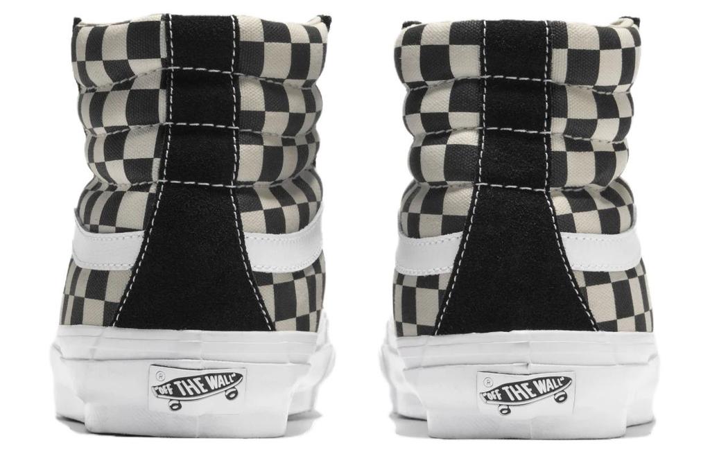 Sk8 Vans-Hi Reissue 38 'Клетка - Черный Белый' VN000CR02BO