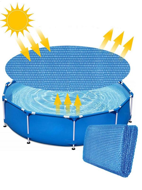 Солнечное покрытие Солнечное покрытие для бассейна Прямоугольное Солнечное одеяло Свободная резка Солнечное покрытие Теплоудерживающее покрытие для бассейна Аксессуар для бассейна