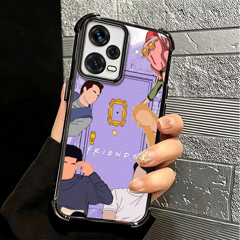 Friends Tv Show Theme Plating Phone Case For Xiaomi Redmi Note 14 15 Pro Plus 13 12 11 11S 11T 10 9S 9 5G Anti-Fall Airabag Cove