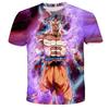 Футболка Dragon Ball для детей, футболки, аниме-фигурки, футболка Son Goku Super Saiyan, футболки для мальчиков, детская одежда, летняя одежда с коротким рукавом