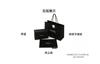 Chanel Женский черный топ, сумка-мессенджер на одно плечо, из овечьей кожи, с пряжкой из золота 25 карат, ромбовидным узором, кожаной цепочкой, фирменным логотипом и застежкой-молнией.