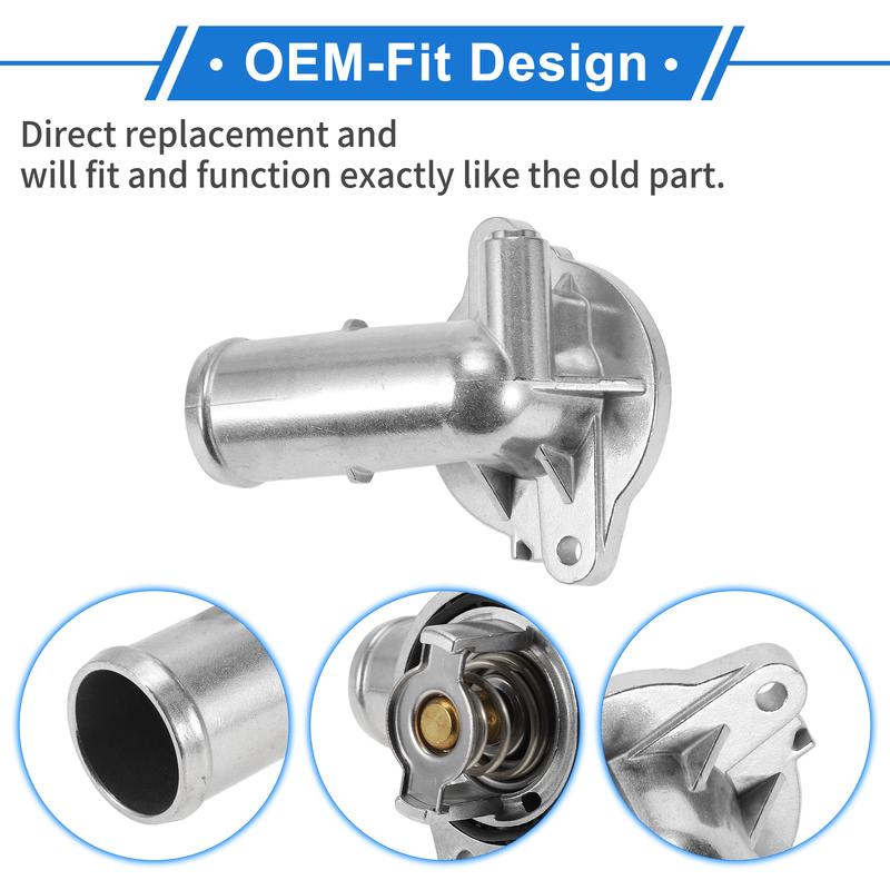 X Autohaux Coolant Thermostat Housing Assembly for Chrysler 300 2011-2024 No.5184977AE new
