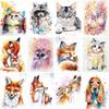5d Diamond Painting Cat Dog Fox Diy Diamond Mosaic Full Animal Kits Embroidery Children Gift Decor For Home