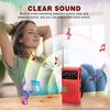 Pocket Radio Battery Operated FM AM Radio Small with Great Reception, Loud Speaker, Headphone Jack, Small Radio with AA Battery Operated