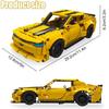 MOULD KING Challenger SRT Hellcat Super Car Block Set Pullable Car Block Set Adult and Children's Building Toys 8+