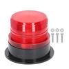 Round Red Warning Light Industrial Emergency LED Rotating Strobe Beacon Warning Light 12 To 60V