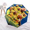 Personalized Name Brazilian football player Print Umbrella, UV Shielding. It Has Eight Sturdy Ribs for Outdoor Use And Perfect As a Holiday Gift