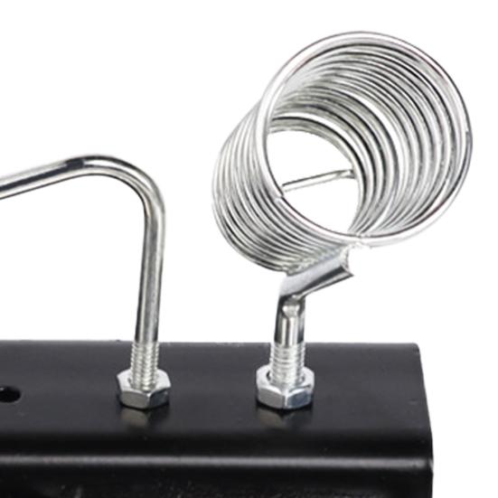 D-образная пружинная конструкция с двойной губкой и канавками, подставка для паяльника, портативная квадратная подставка для электрического паяльника, обслуживание монтажной платы