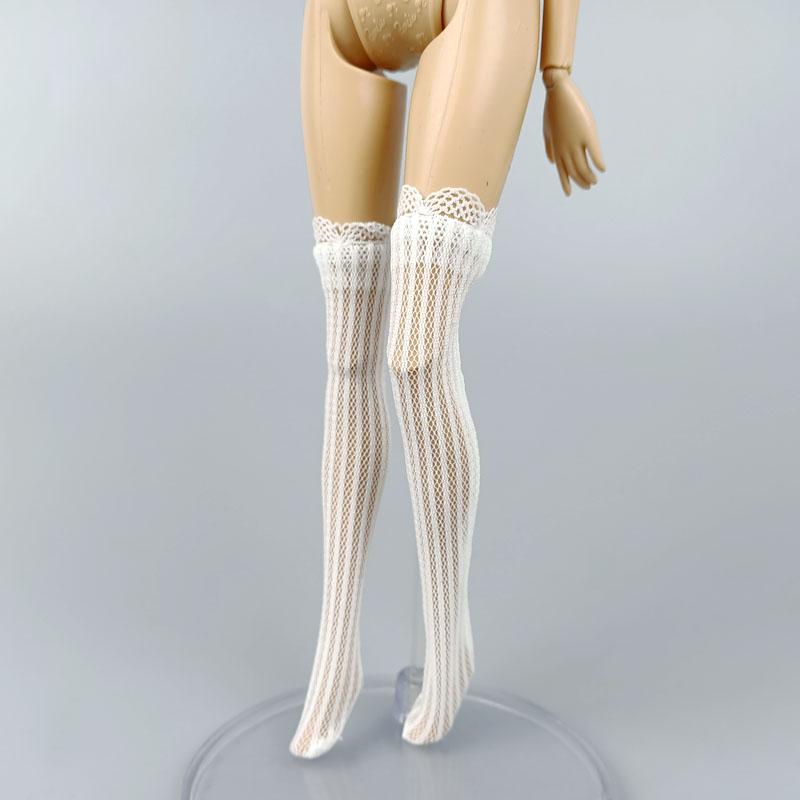 1 пара кружевных носков для куклы Блайт, носки среднего размера для Blythe, чулки выше колена для кукол Blythe, аксессуары для детей