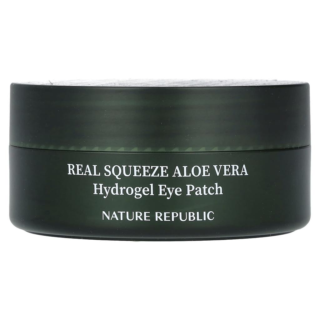 Real Squeeze, Aloe Vera Hydrogel Eye Patch, 60 Sheets, 70G(2.46Oz)