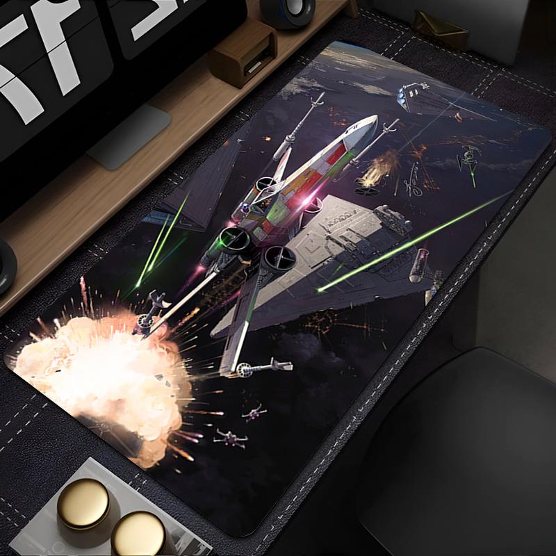 Mouse Pad Gaming Star Wars Spacecraft New Mousepad MousePads Generous Table Keyboard Pad NonSlip Soft Computer Desk Mat